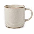 Tazza in ceramica 350 ml beige con manico stile rustico